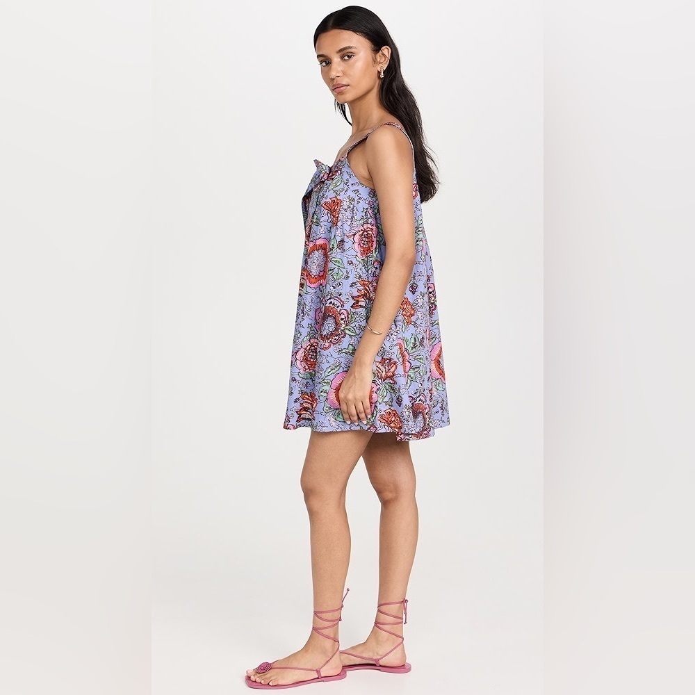 Cleobella Purple Floral Padama Mini Dress sz M - Picture 3 of 10